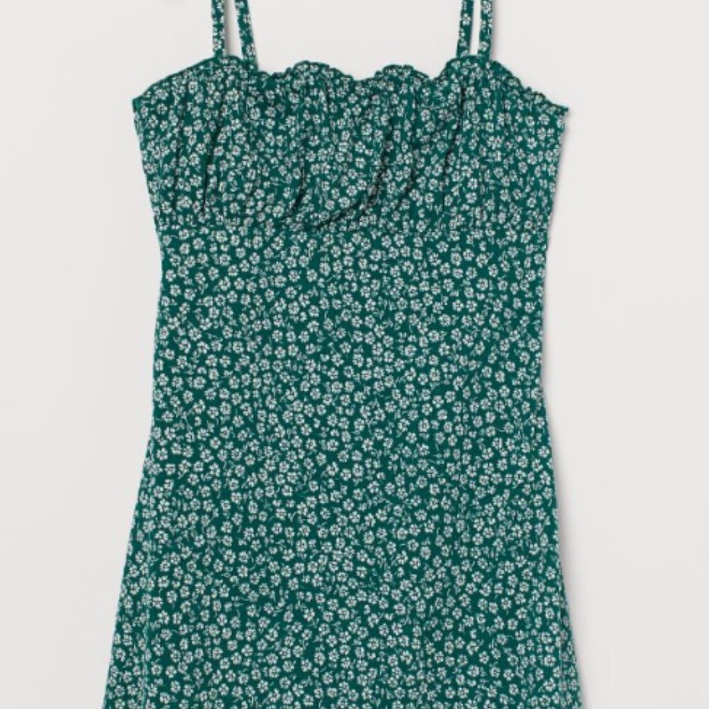 Green Floral Dress